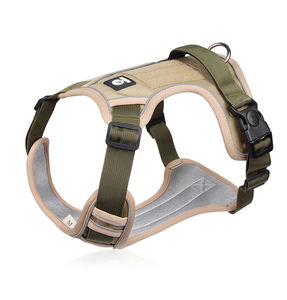 Hot Selling Adjustable Nylon Dog Harness Breathable Vest Reflective <b>Padded</b> Protective Cover Wholesale Outdoor Pet Sports No Pull - Product Image 5