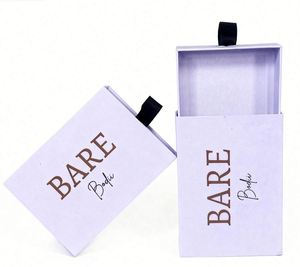 Factory Price Custom logo Luxury Matte Slide Cardboard Drawer Box Packaging Boxes - Product Image 1