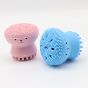 Herramientas de belleza Cuidado del cabello Masaje Cepillo de lavado de cara Champú <span class=keywords><strong>para</strong></span> bebés Cepillo de baño Cepillo de limpieza de silicona - Product Image 6