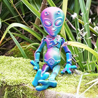 Adornos decorativos de alienígenas impresos en 3D personalizados, compre un prototipo de varilla de plástico, modelo de juguete prototipo