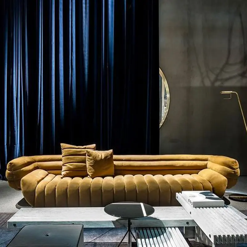 Nordic Design Sala sofá Tecido lounge quatro lugares para o hotel villa apartamento Hotel