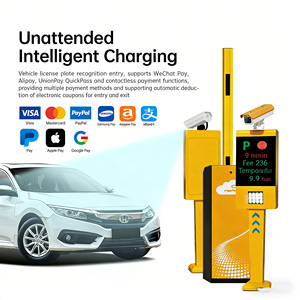Automatic RFID Sliding School Parking Lot Barrier Gate System Remote Control Durable Galvanized Steel Aluminum Alloy Drop Arm - Product Image 5