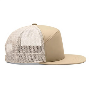 Casquette Trucker Unisexe 6 Panneaux en Maille Respirante Réglable avec Blocs de Couleurs Contrastées – Chapeau Printemps-Été - Product Image 3