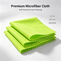 Chiffon de nettoyage en microfibre pour vitres, miroirs, acier inoxydable, appareils de cuisine, meubles, voitures et usage domestique