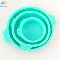 Bols mélangeurs antidérapants Bol de cuisson en caoutchouc naturel Produit ménager en caoutchouc personnalisé Bol de cuisson en silicone multi-usages