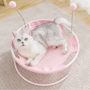 Cama para gatos, sillón divertido, cama <span class=keywords><strong>de</strong></span> verano a prueba <span class=keywords><strong>de</strong></span> humedad, <span class=keywords><strong>hamaca</strong></span> para mascotas, suministros universales para gatos para las cuatro estaciones - Product Image 1