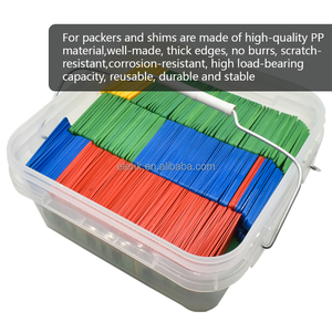 ELEHK 400 Pezzi Assortiti di Spessori/Supporti/Cunei a U in Plastica per Finestre - 35*75mm*1/1.5/3.2/5/6.4/10MM - Product Image 6