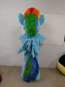 Funtoys quantité minimale de commande personnalisé rose licorne poney Pinkie <span class=keywords><strong>Pie</strong></span> cheval mascotte costume noël fantaisie poney robe Halloween pour adulte 1 pièce - Product Image 3