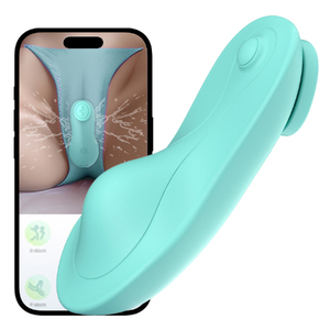 <span class=keywords><strong>Mini</strong></span> culotte vibrante en silicone contrôlée par l'application Stimulation clitoridienne Jouets sexuels pour adultes pour femmes et couples - Product Image 1