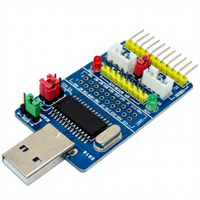 CH341A Papan Pengembangan Konverter Port Paralel USB ke I2C/IC/SPI/UART/TTL/ISP Adaptor EPP/MEM