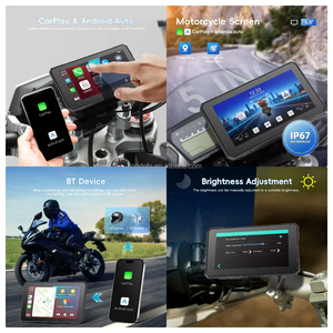 Reproductor Inteligente Inalámbrico para Motocicleta Podofo de 5 Pulgadas, Compatible con Android Auto, TPMS, Resistente al Agua IP67, Fabricante Líder - Product Image 3