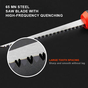 Scie à panneaux murale <span class=keywords><strong>de</strong></span> 6 pouces, scie manuelle pour la réparation et l'ouverture <span class=keywords><strong>de</strong></span> trous, scie <span class=keywords><strong>de</strong></span> jardinage, scie à queue <span class=keywords><strong>de</strong></span> poulet à poignée courbée - Product Image 3
