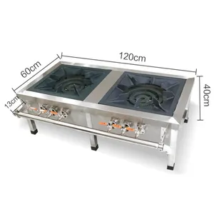 เตาแก๊สสแตนเลสสตีลสำหรับการค้า - Product Image 2