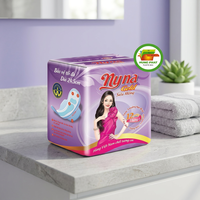 Serviette hygiénique hygiénique OEM pour femme Emballage en plastique PE durable Vietnam Bon prix pour les soins personnels Marque Hung Phat Commandes personnalisées