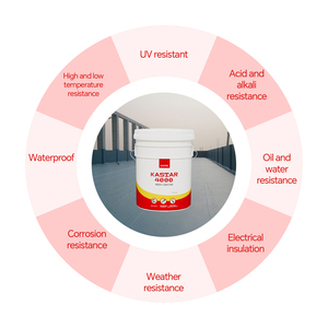 KASTAR 4000 revestimiento de techo de goma de silicona revestimiento líquido impermeable reparación de techo cepillo pintable rociable resistente a la intemperie - Product Image 5