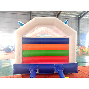 Château gonflable arc-en-ciel pour intérieur et extérieur, petit château gonflable pour 5 à 10 enfants - Product Image 5