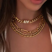 Gold Plated Stainless Steel Necklace for Women