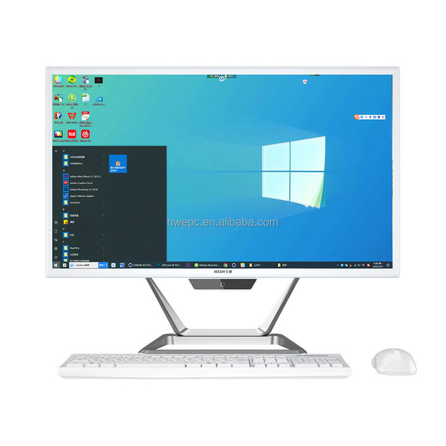 Cheap Core Aio AMD 3050E 8gb 512gb Ssd Office Business Gaming All in One Computer Monoblock Barebone Desktop All in One Pc