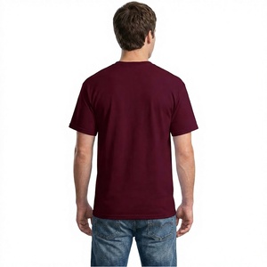 Camisetas de Jersey Unisex con Cuello Redondo, 100% Algodón Transpirable, 180g, al por Mayor, de Alta Calidad, Manga Corta, Verano, Casual, Lisas - Product Image 4