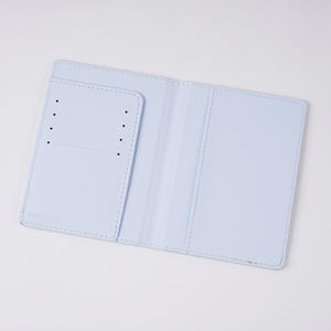 Étui de passeport de voyage en cuir PU avec conception de <span class=keywords><strong>carte</strong></span> personnalisée et ensemble d'étiquettes à bagages - Product Image 4