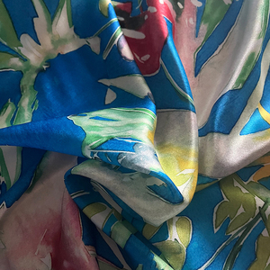 Tela de Seda Italiana 100% Satén, Lisa, de Lujo, Estampada, para Vestidos de Mujer, Ropa de Cama, Venta al Por Mayor - Product Image 3
