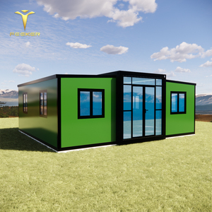 Construcción rápida Prefabricado Lujo Victoria Melbourne 2 Dormitorios Prefab Modular Ampliable Casa Loft Villa - Product Image 1