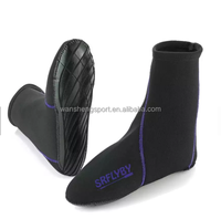 Chaussettes à semelle en caoutchouc Chaussures pour adultes Chaussettes imperméables avec semelle en caoutchouc Chaussettes de plongée en néoprène