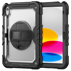 Custodia protettiva resistente e resistente agli urti per Tablet con impugnatura rotante per <span class=keywords><strong>ipad</strong></span> 10 ° 10.9 "/11 A16 2025 - Product Image 4