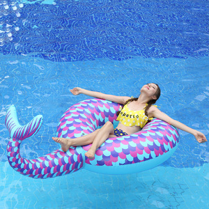 PVC gonflable sirène anneau de natation <span class=keywords><strong>adulte</strong></span> <span class=keywords><strong>eau</strong></span> surf lit avec baleine <span class=keywords><strong>tortue</strong></span> plage flotteur gonflable piscine bronzage flotteur - Product Image 4