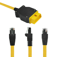 Cable ENET Amarillo para BMW, Actualización de Datos Ocultos, Codificación ICOM, Programador de ECU, Herramienta de Diagnóstico Automotriz, Escáner OBD OBD2