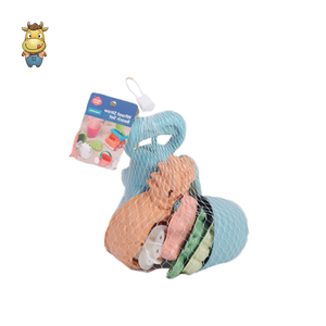Lot de 6 jouets de plage en paille de blé pour enfants, avec pelle à sable en forme de baleine et moules d'animaux, sac en filet écologique, pour jeux de sable estivaux - Product Image 3