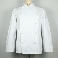 CHECKEDOUT Restaurant Cuisine Style Chinois Double Poitrine Chef Uniforme Culinaire Personnel Uniformes