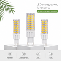 Ampoule LED G9 7W 220-240V Céramique PC 850LM 2700K/3000K/6000K 88SMD 360° Sans Scintillement Lustre Résidentiel CE LVD RoHS