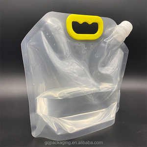 5L nhựa PE trong suốt đứng lên nước giải khát rõ ràng Túi vòi cho đồ uống lỏng như nước trái cây Soda nước khoáng - Product Image 3