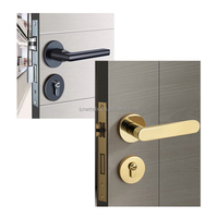 Certifié CE Portes intérieures prémontées Style chaud Noyau solide PVC Chambre Porte Cadres laminés Prix concurrentiel pour Villa Appartement