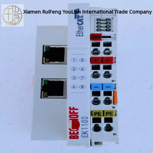Ek1100 EtherCAT カプラー <span class=keywords><strong>2</strong></span>チャンネル イーサネットインターフェース ターミナルモジュール # <span class=keywords><strong>3</strong></span> 新品オリジナル在庫あり 産業オートメーション - Product Image 1