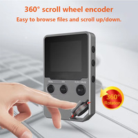 Lecteur de musique MP3 C5 avec molette de défilement à 360 degrés, son HiFi et 2 prises pour écouteurs
