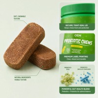 Complément Nutritionnel Probiotique Advita pour Animaux de Compagnie, Marque Privée OEM, Friandises à Mâcher Douces, Prébiotiques, Probiotiques, Sans Céréales, Soutien Immunitaire pour Chien