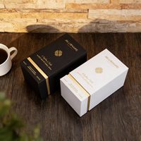 Boîte cadeau de luxe pour flacon de parfum à couvercle rigide avec papier d'art brillant/mat personnalisé, estampage à chaud, emballage pour bougies et montres