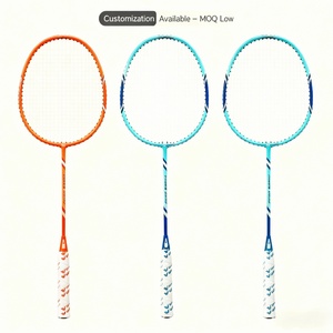 Raquette de <span class=keywords><strong>badminton</strong></span> professionnelle en acier ultra-légère, souple et haute rigidité pour étudiants et adultes, entraînement, poignée antidérapante, design absorbant les chocs - Product Image 5