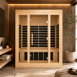 HG Indoor Infrared Room for 2-3 People with Full-Body Heating, LED <b>Lighting</b> and Oxygen Bar - Product Image 1
