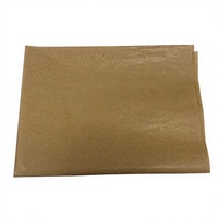 Papier kraft côtelé jaune 28 g/m² résistant à l'humidité, personnalisé OEM, avec pâte de bois vierge