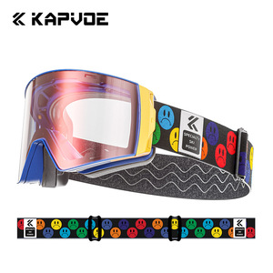 Gafas de esquí magnéticas KAPVOE, talla única, lente de PC antivaho para todos los deportes de nieve - Product Image 4
