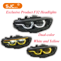 SJC Exklusive Scheinwerfer für BMW 4er Serie F32/F33/F36/F80/F82 Frontscheinwerfer Zweifarbig Weiß und Gelb 13-19 Plug-and-Play Großhandel