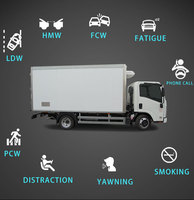 Conduisez en toute sécurité avec le DVR de véhicule 4CH AI ADAS DMS Mobile DVR AHD MDVR pour camion et bus, prise en charge de la langue personnalisée