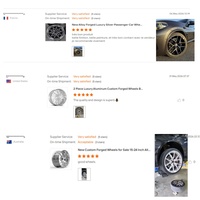 1 pièce - Jantes forgées - 17 18 19 20 22 pouces - Jantes en alliage - 4x100 5x120 5x112 5x1143 5x100 - Jantes concaves pour Benz Land Cruiser Audi
