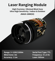 Module télémètre laser industriel mini 1200m~1500m, faisceau 4~5mrad, indice de protection IP67, construction en aluminium pour intégration drone