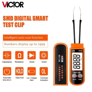 VICTOR 6013B SMD Clip Tweezer Resistor Capacitor Diode Intelligent Smart IC <b>Tester</b> - Product Image 5