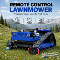 Tondeuse à gazon professionnelle télécommandée pour usage domestique, conception durable, garantie 1 an, machine à couper l'herbe CE Euro 5 EPA