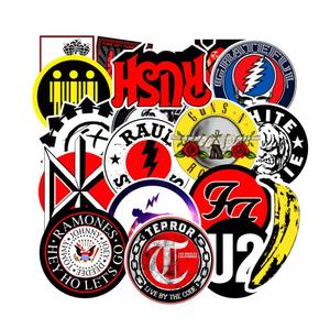 ZY0611C 100 Pezzi Adesivi a Tema Musicale Impermeabili in PVC Vinile Adesivi Fustellati Personalizzati per Valigie Laptop Auto - Product Image 1